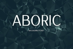 Aboric: A Modern Sans Serif Font for Creative Designers
