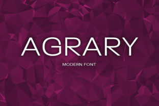 Agrary: A Modern Sans Serif Font for Digital Branding