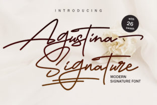 Agustina Signature: A Timeless Script Font for Editorial Design