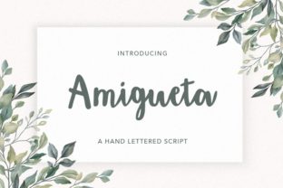 Amigueta Script: A Versatile Script Handwritten Font for Creative Campaigns