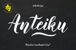 Anteiku: A Textured Script Font for Authentic Branding