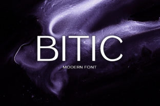 Bitic: A Modern Sans Serif Font for Bold Branding