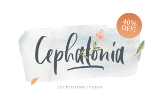 Cephalonia: A Script Handwritten Font for Romantic Web Design