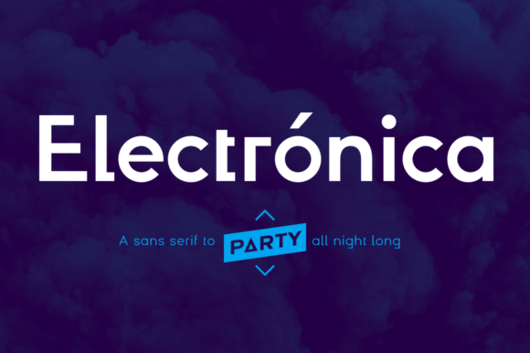 Electrónica Family: A Playful Sans Serif for Creative Crafters