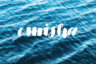 Emisha: A Bold Script Font for Editorial Design