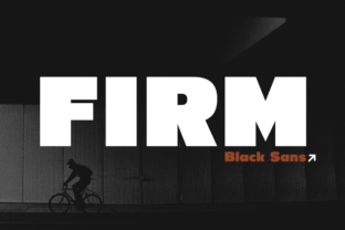 Firm: A Bold Sans Serif Font for Crafters and Product Creators