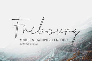 Fribourg: A Script Handwritten Font for Digital Branding and Web Design