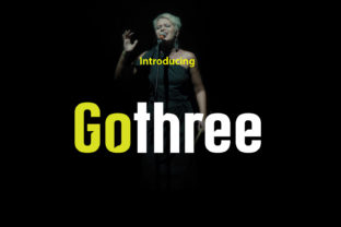 Gothree: A Modern Sans Serif Font for Digital Branding