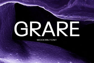 Grare: A Modern Sans Serif Font for Dynamic Campaigns
