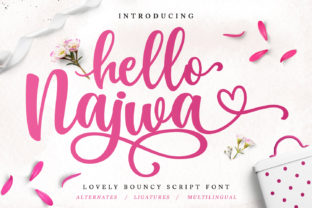 Hello Najwa: The Script Handwritten Font for Creative Web Design