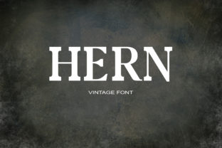 Hern: A Serif Font for Vintage Campaigns and Branding