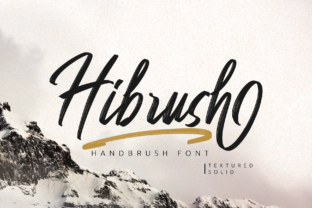 Hibrush: A Modern Script Font for Creative Branding