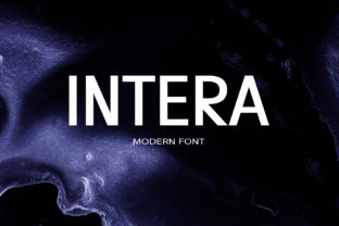 Intera: A Versatile Sans Serif Font for Modern Branding