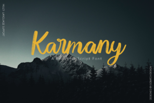 Karmany: A Script Handwritten Font for Bold Branding and Creative Campaigns