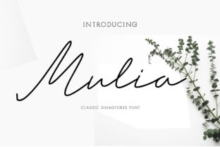 Mulia: A Script Handwritten Font for Creative Crafters and Designers