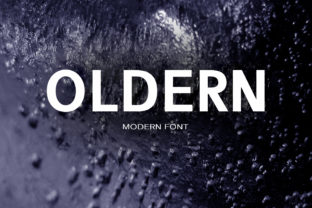 Oldern: A Bold Sans Serif Font for Editorial Design and Branding