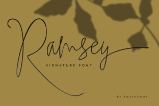 Ramsey: A Script Handwritten Font for Modern Campaigns