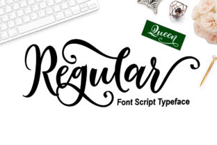 Regular Queen: A Script Font with Romantic Charm for Branding