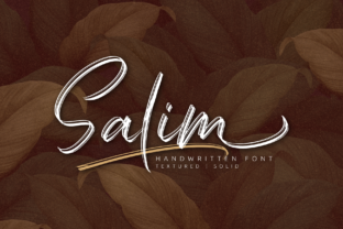 Salim: A Script Handwritten Font for Creative Crafters