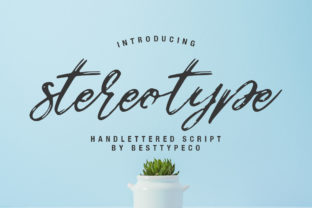 Stereotype Handwritten Font for Creative Crafters
