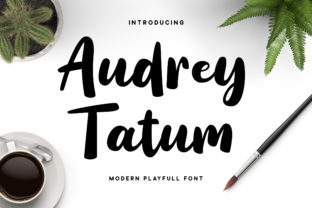 Upgrade Your Brand with Audrey Tatum: A Modern Handwritten Font for Small Businesses