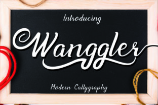 Wanggler: A Script Font That Elevates Brand Design